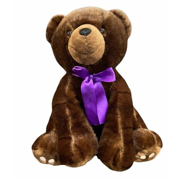 Anico Collectible Plush Toy Giant Teddy Bear Realistic Fur in Sitting Position - Picture 1 of 8